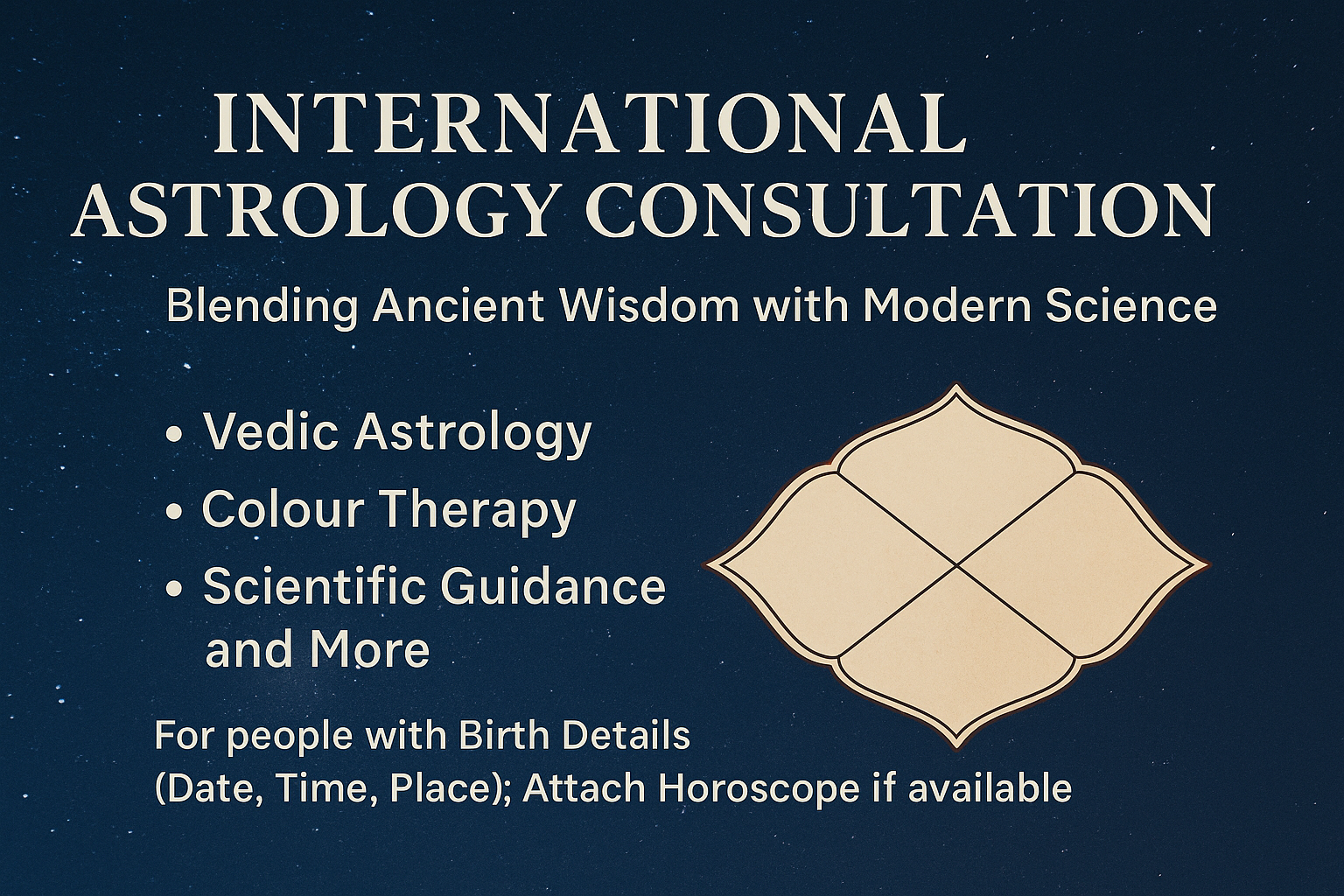 Astrology Consulting (For people having Horoscope)