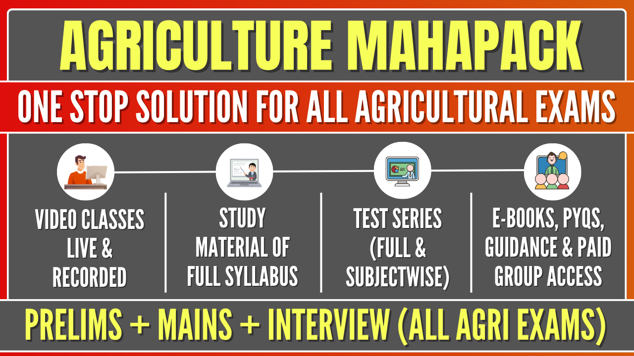 Agriculture Mahapack - One Stop Solution for All Agricultural Competitive & Entrance Exams