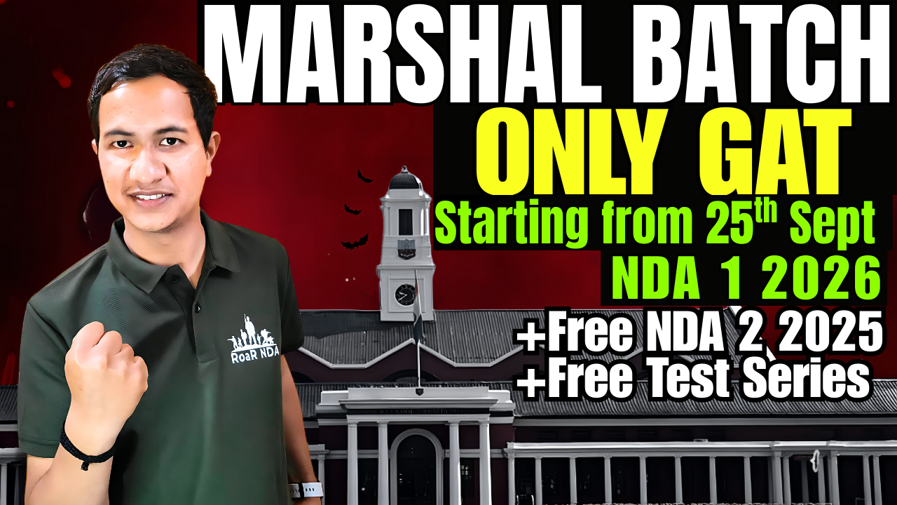 NDA 1 2026 MARSHAL BATCH GAT ONLY