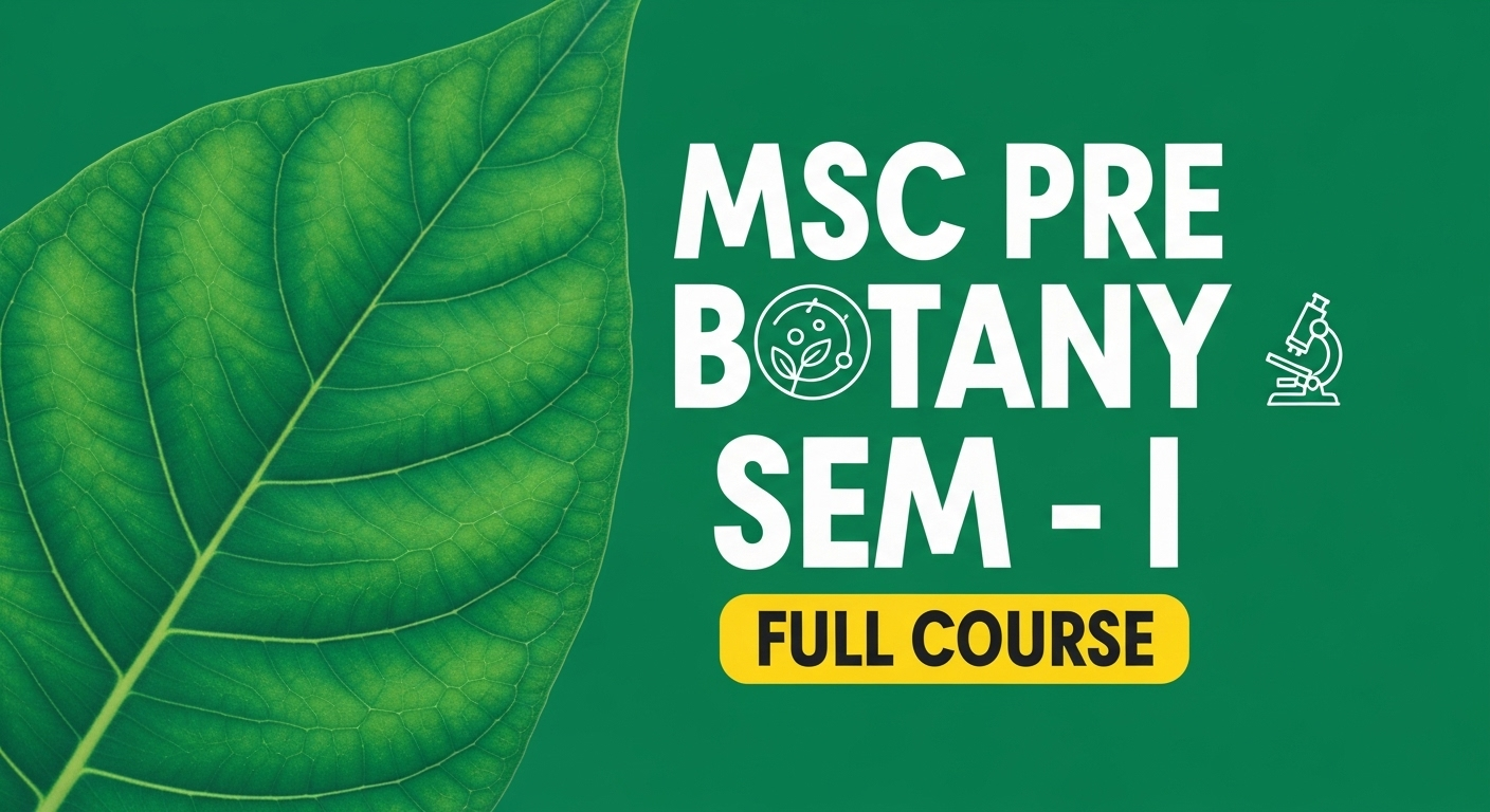 UOR M.SC PRE SEM -I