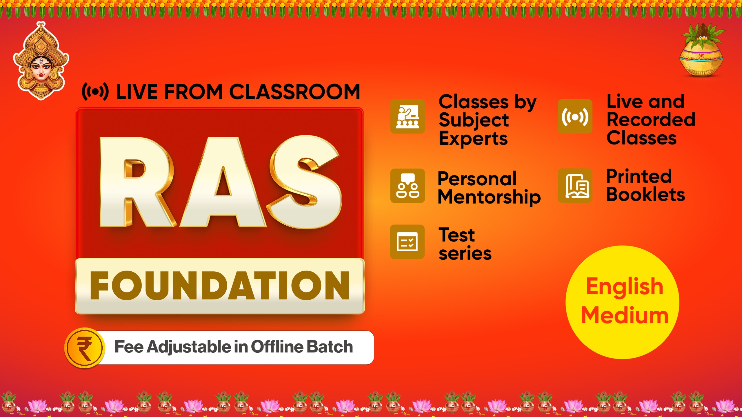 RAS Foundation (English Medium) Live from Classroom September 2025