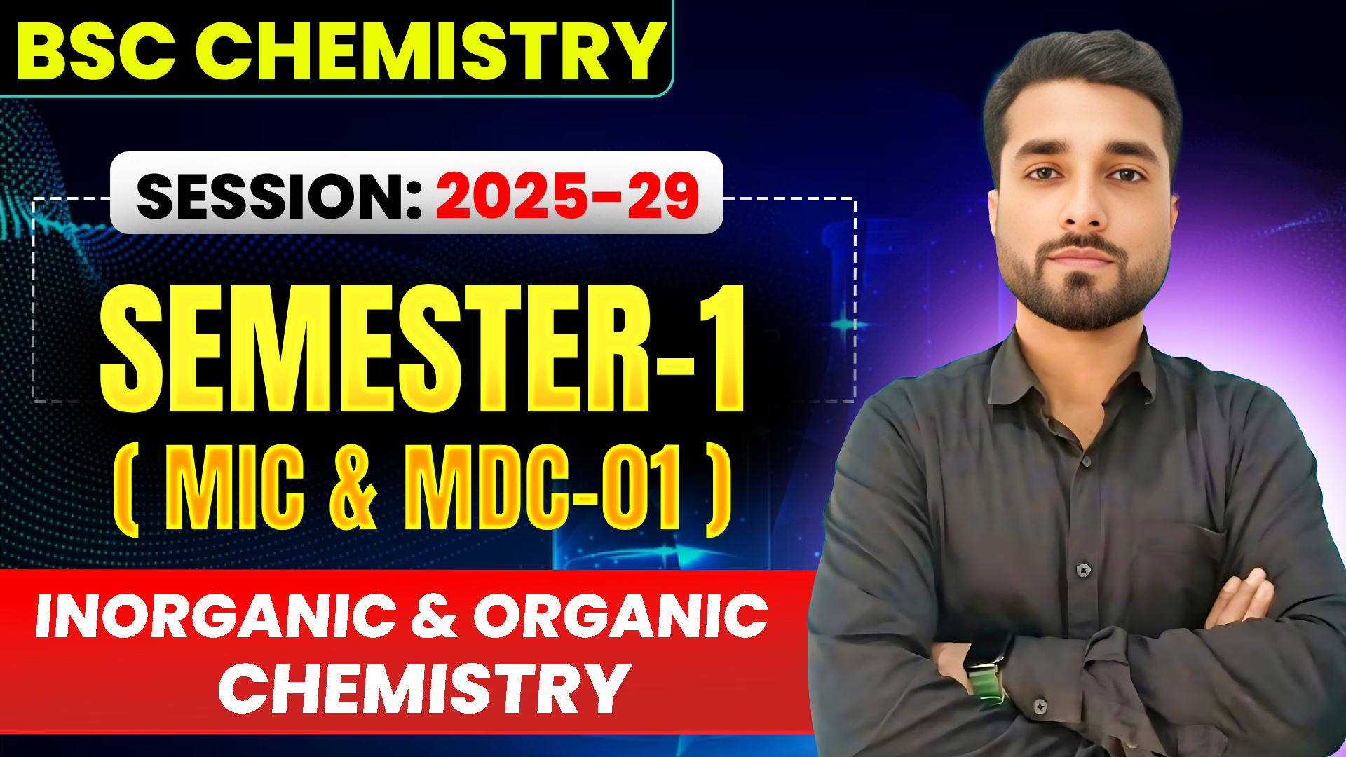 CHEMISTRY |Semester-1 |MIC & MDC-01 |2025-29|