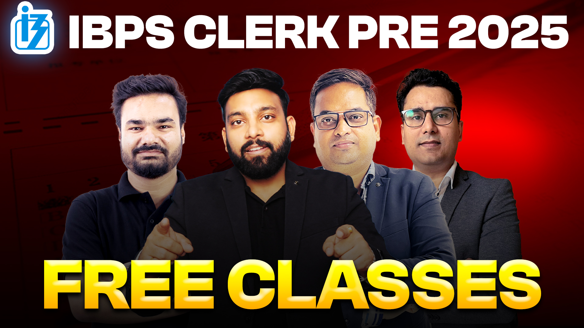 Free Batch | IBPS Clerk Prelims 2025 | YouTube Classes