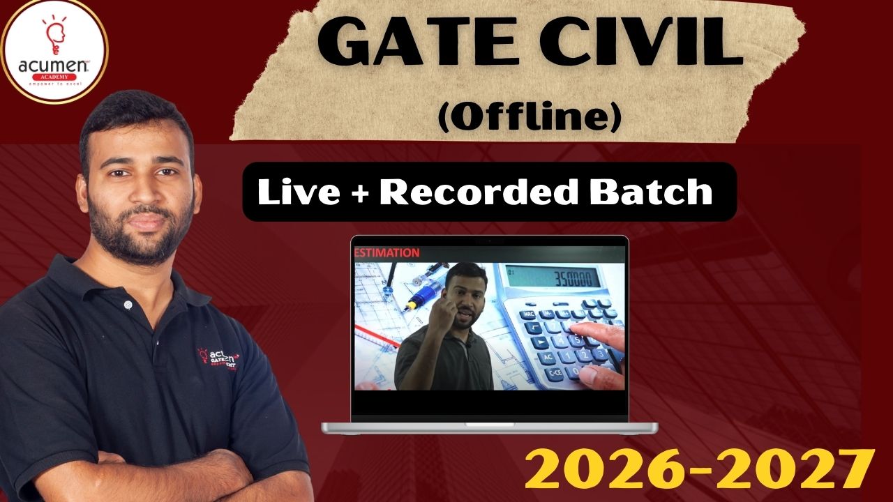   GATE Civil Offline Batch (Winners Batch)