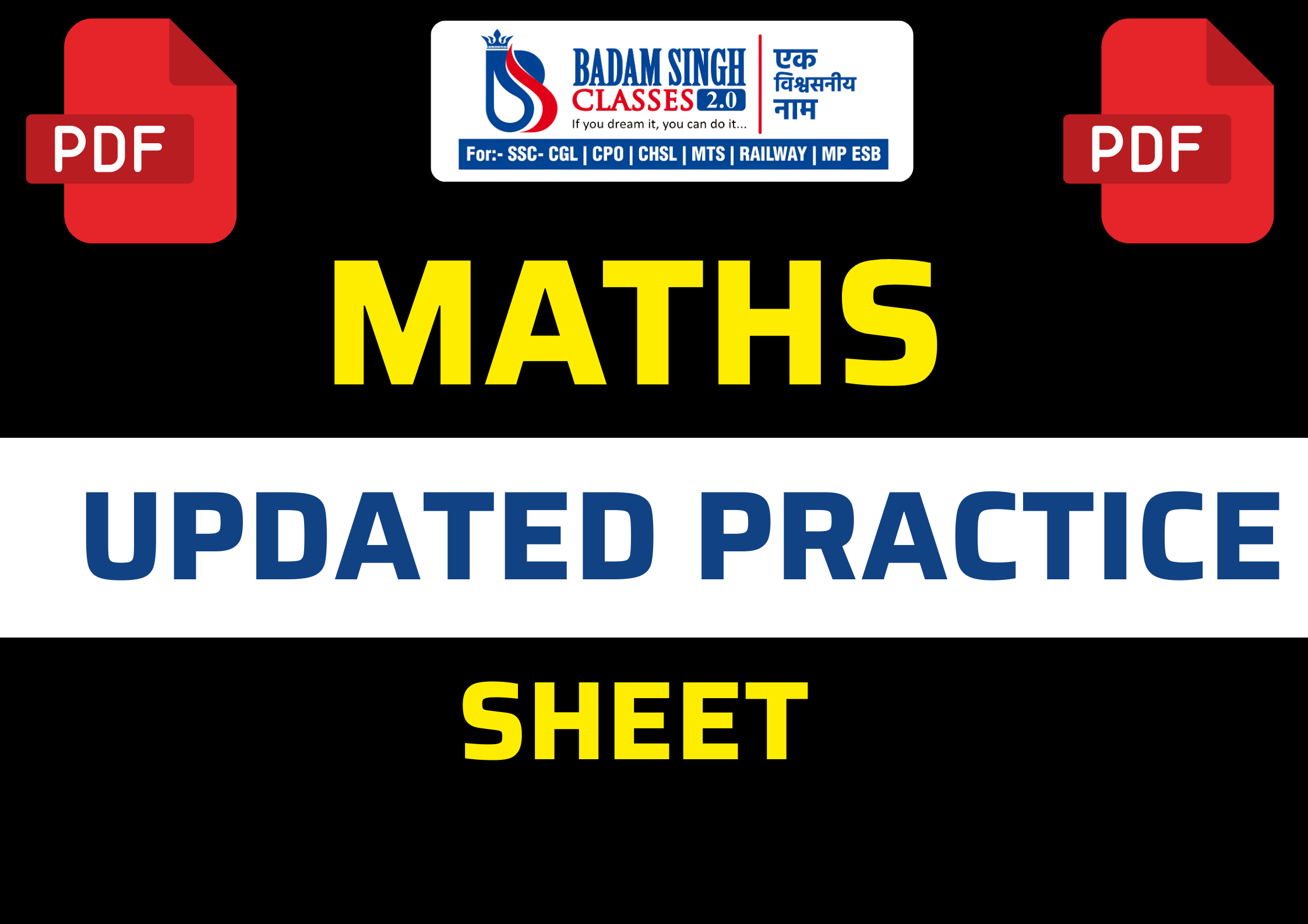 UPDATED PRACTICE SHEET (ALL BATCHES )