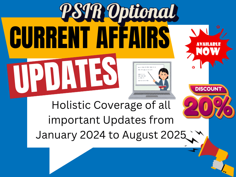 PSIR Current Affairs Updates 2026