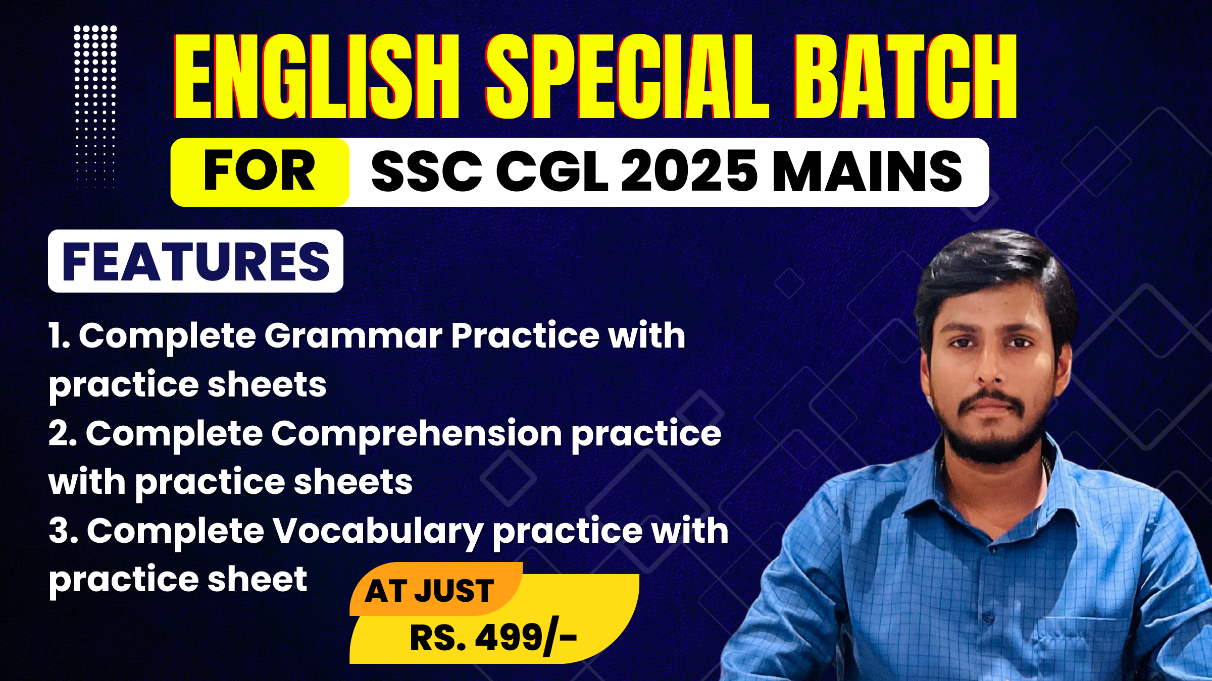 SSC CGL 2025 Mains Special Batch 