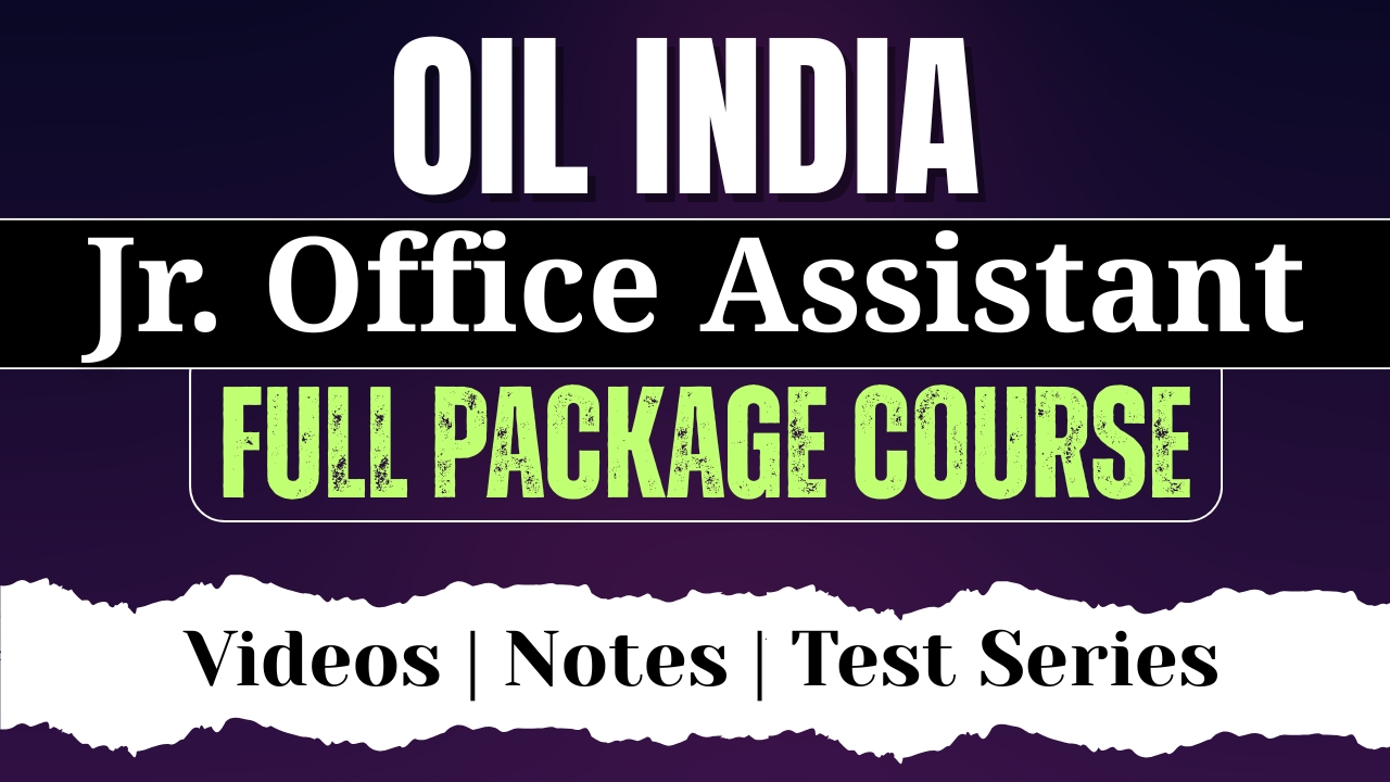 Oil India Jr. Office Assistant