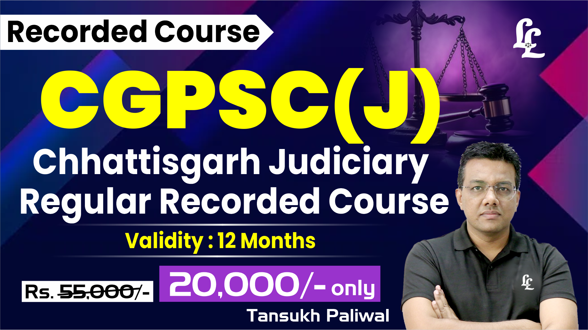Chhattisgarh Judiciary (CGPSC(J)) Regular Recorded Course