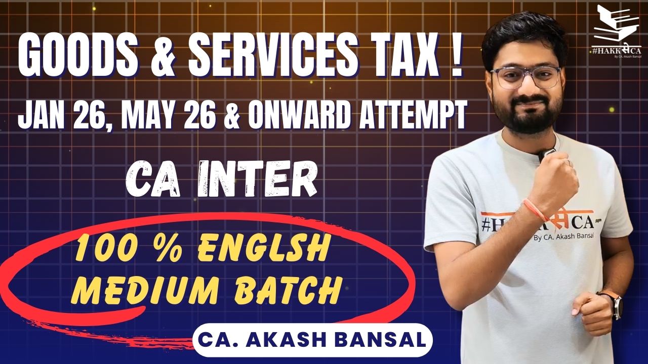 Batch "South Star" | English | GST | Regular | Jan26, May26 and Onwards Attempt