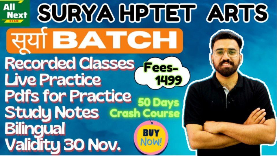Surya Batch for HPTET ARTS