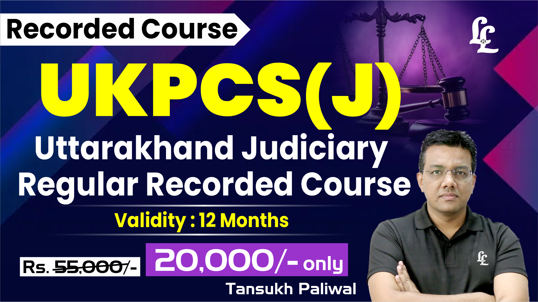 Uttarakhand Judiciary (UKPCS(J)) Regular Recorded Course