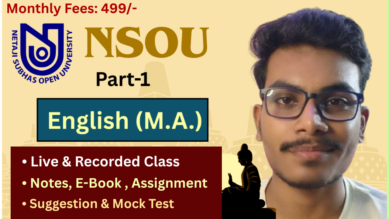 NSOU PG 1st Year 