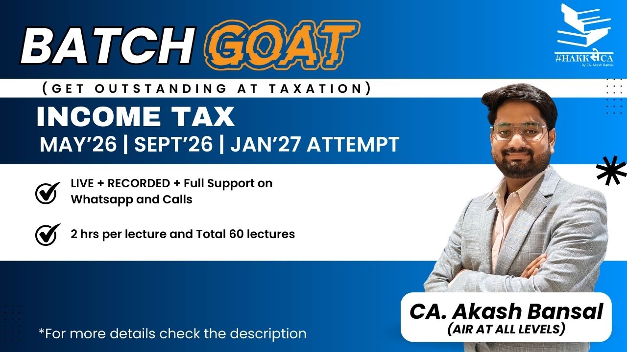 Batch "G.O.A.T." | DT | Regular | May26 and Onwards