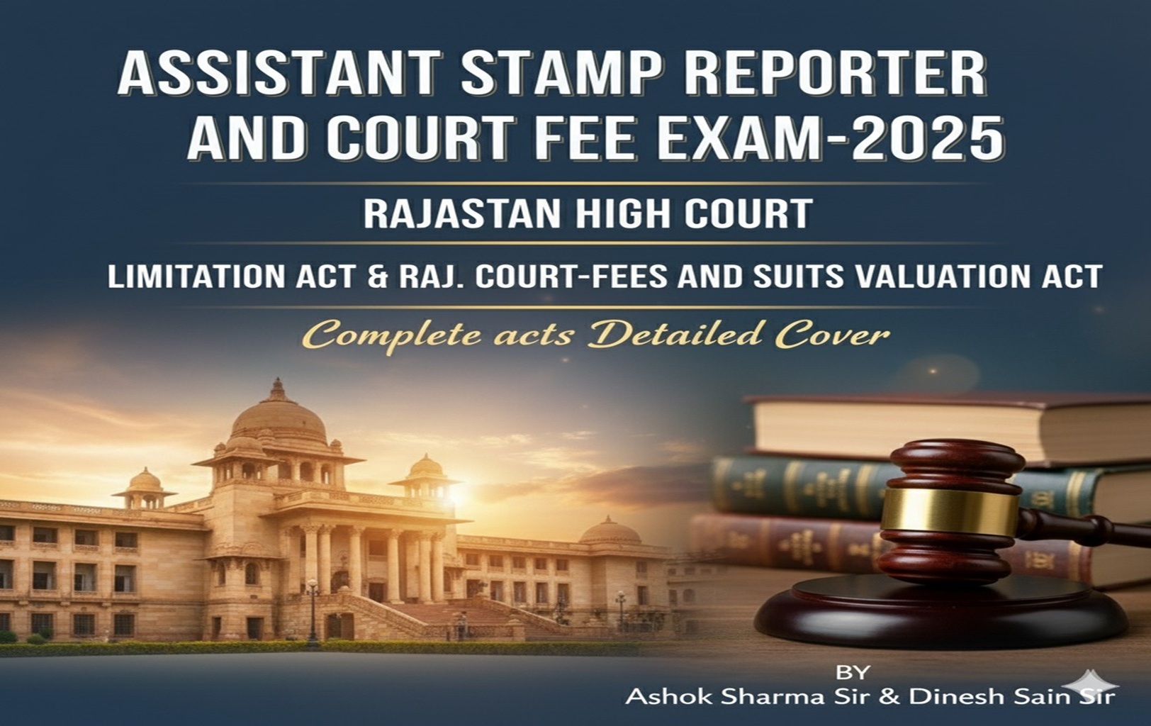 Assistant Stamp Reporter and Court Fee Exam-2025