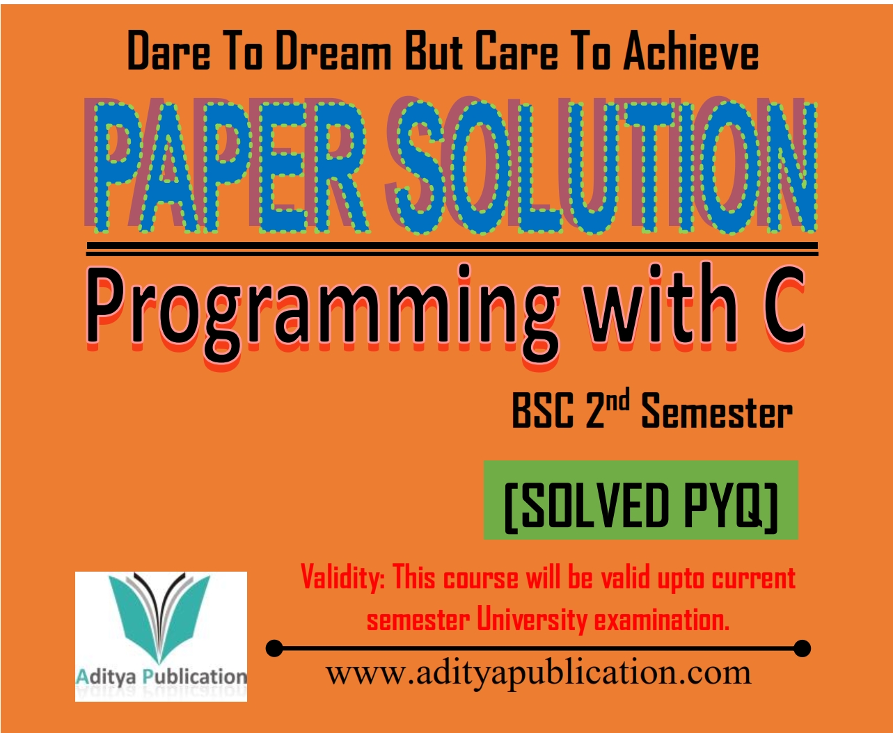 PROGRAMMING WITH C BSC NEP SEM 2 SPYQ