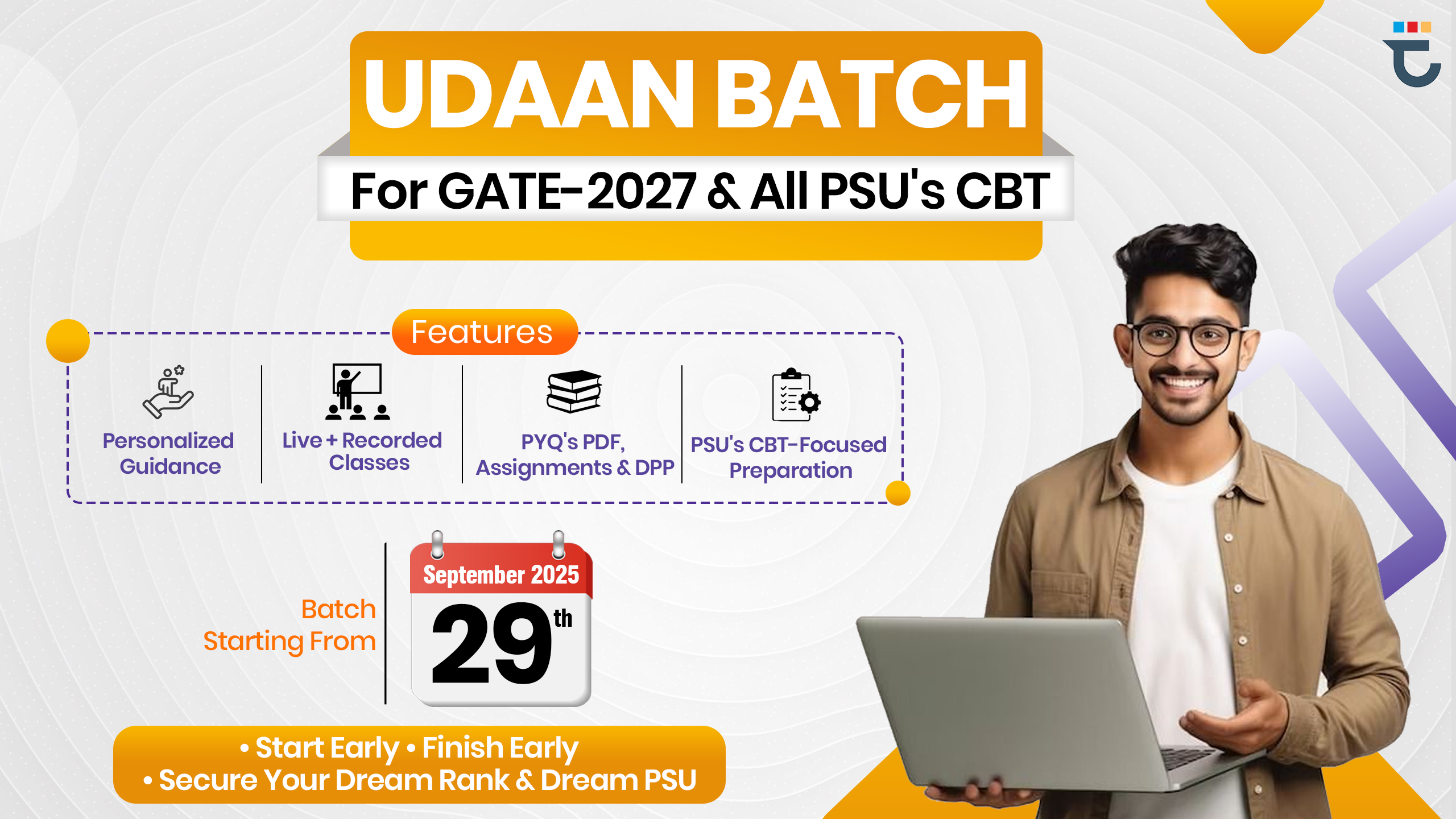 UDAAN BATCH for GATE-2027/28 & PSU's Exam