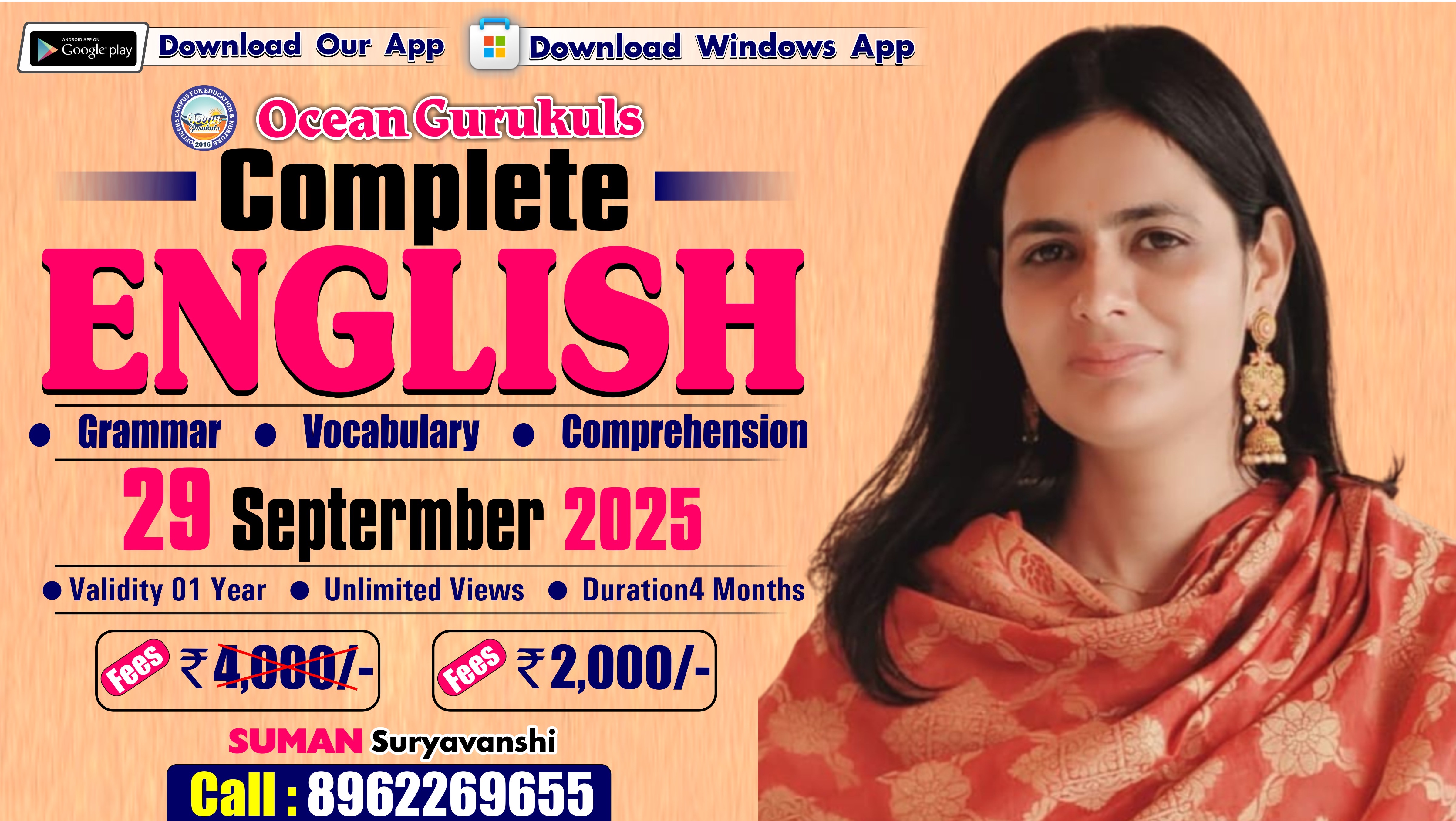LATEST BATCH - COMPLETE ENGLISH FOUNDATION PDFs, Test Series, E book with Video Solution (FROM 29th September 2025)