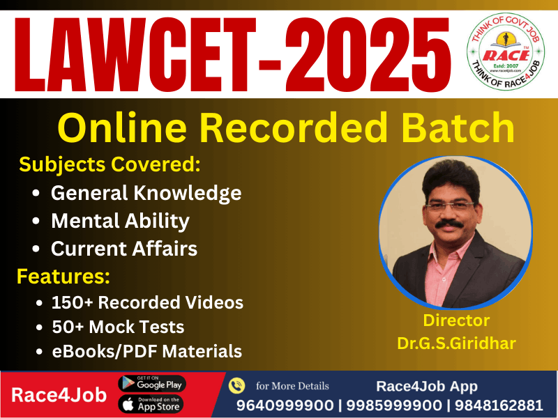 TG LAWCET 2025 | ONLINE Recorded Course