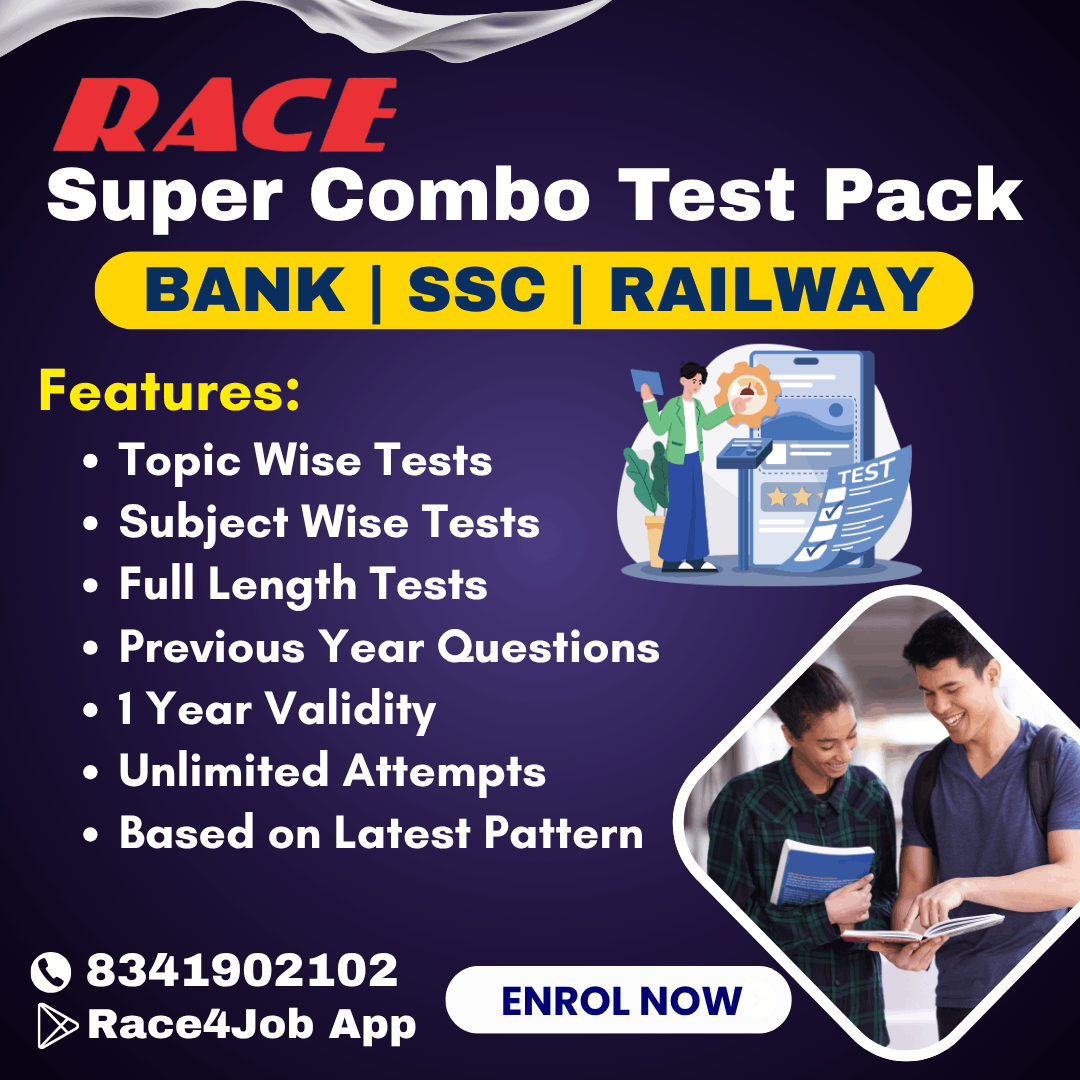RACE Super Combo Test Pack – BANK | SSC | RAILWAY Exams