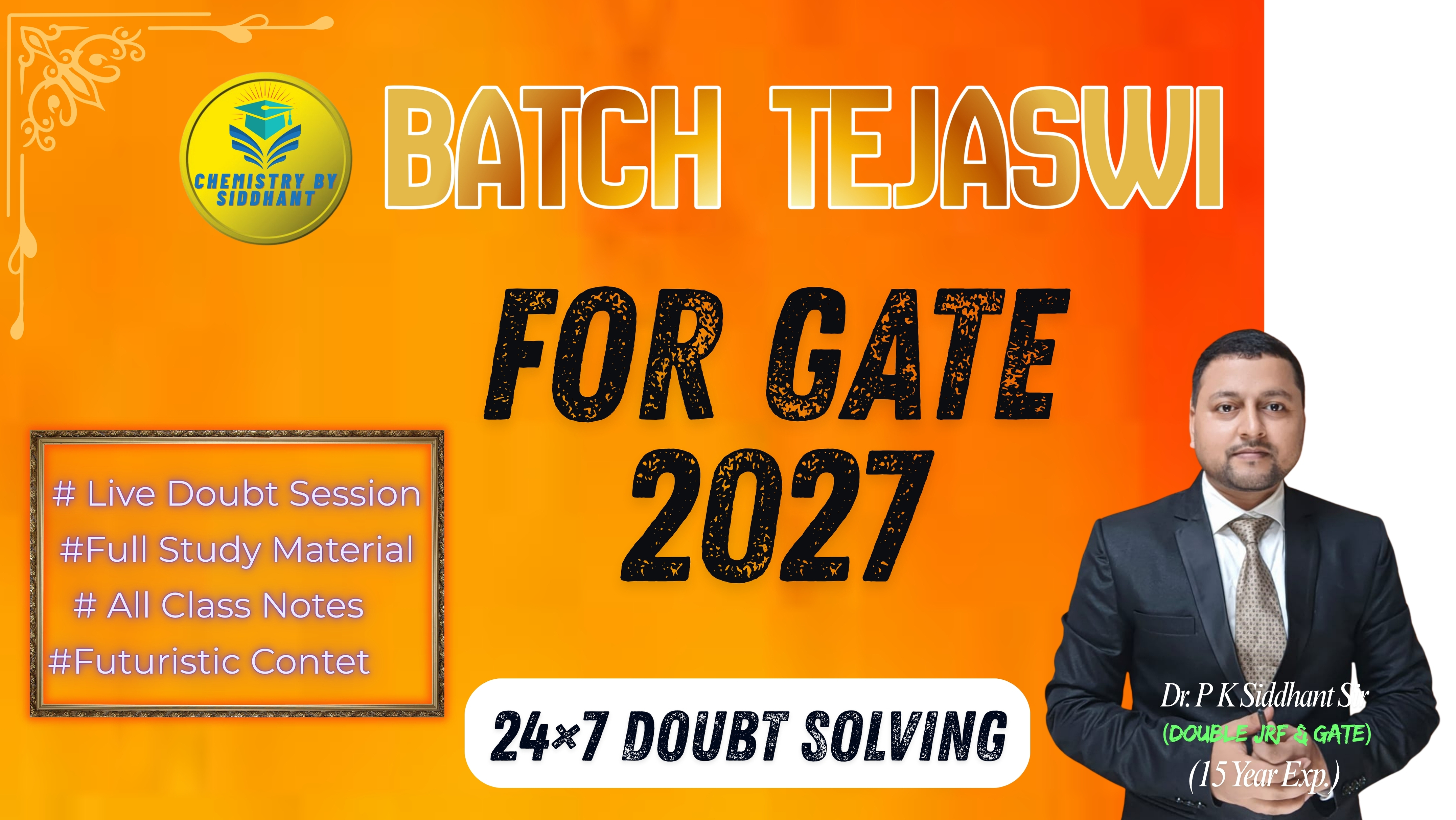 Batch TEJASWI for GATE 2027