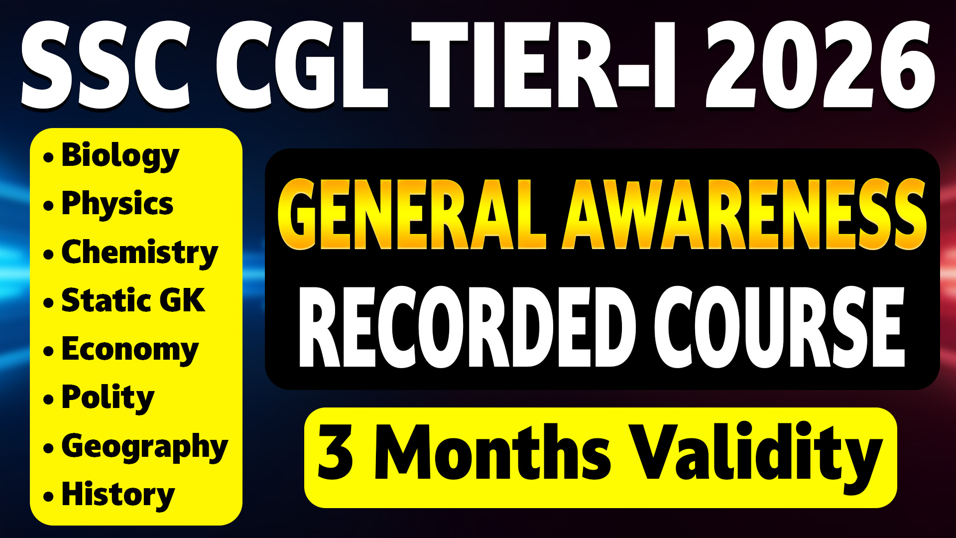 G S RECORDED SPECIAL 2026
