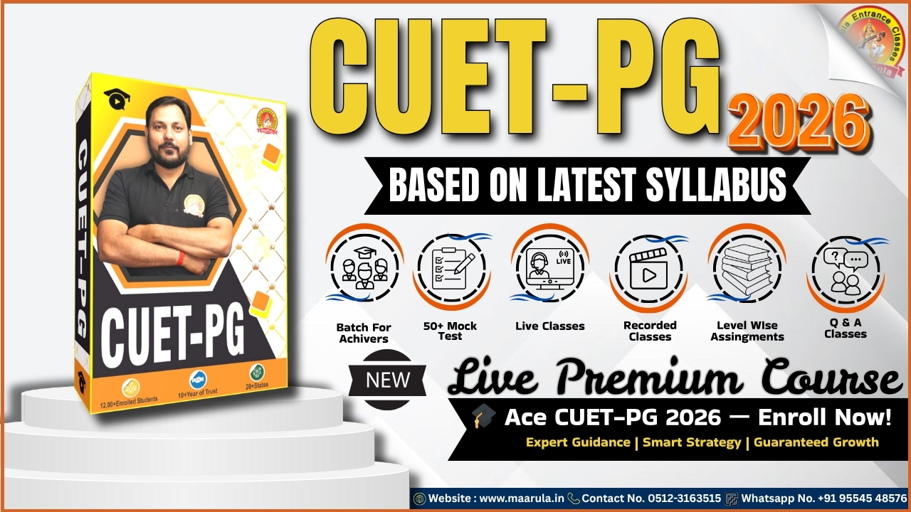 CUET-PG 2026 (LIVE PREMIUM COURSE)