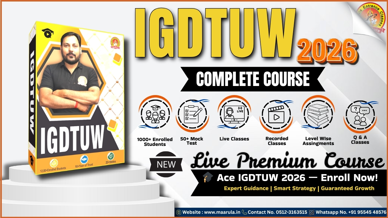   IGDTUW SUPER WOMENS -2026 (LIVE PREMIUM COURSE)