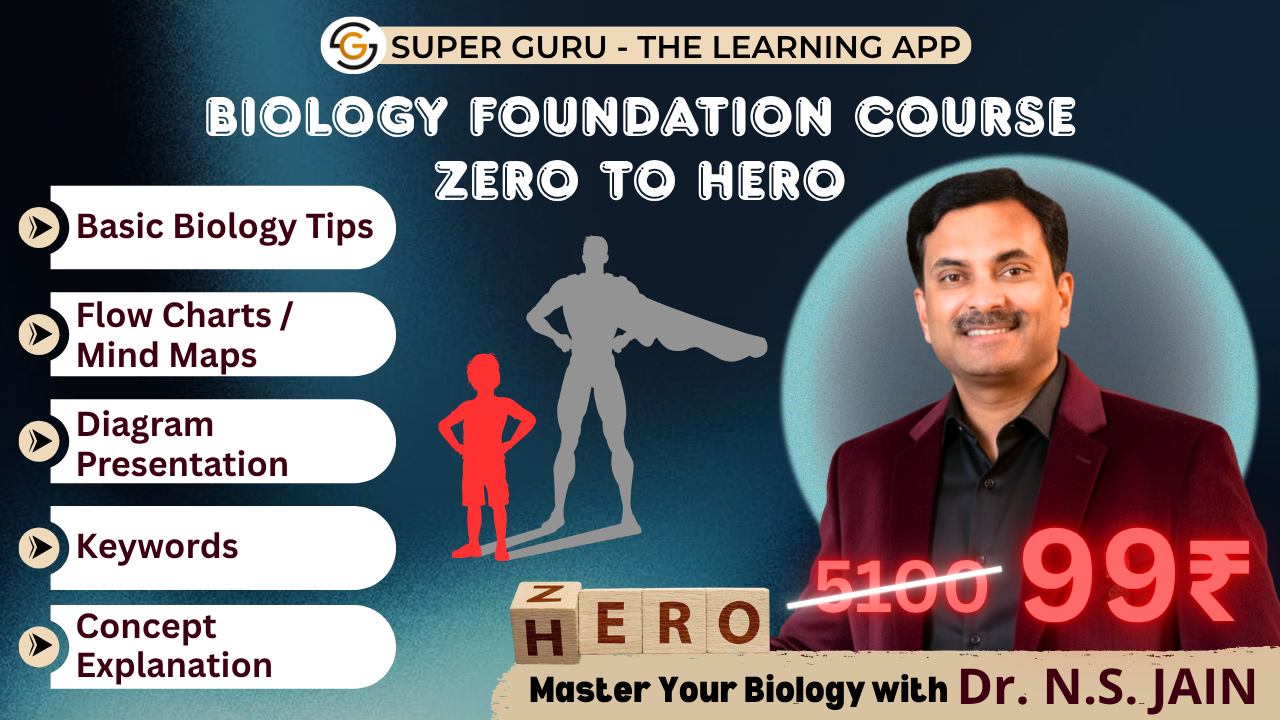 BIOLOGY FOUNDATION COURSE | ZERO TO HERO | DR. N.S. JAIN