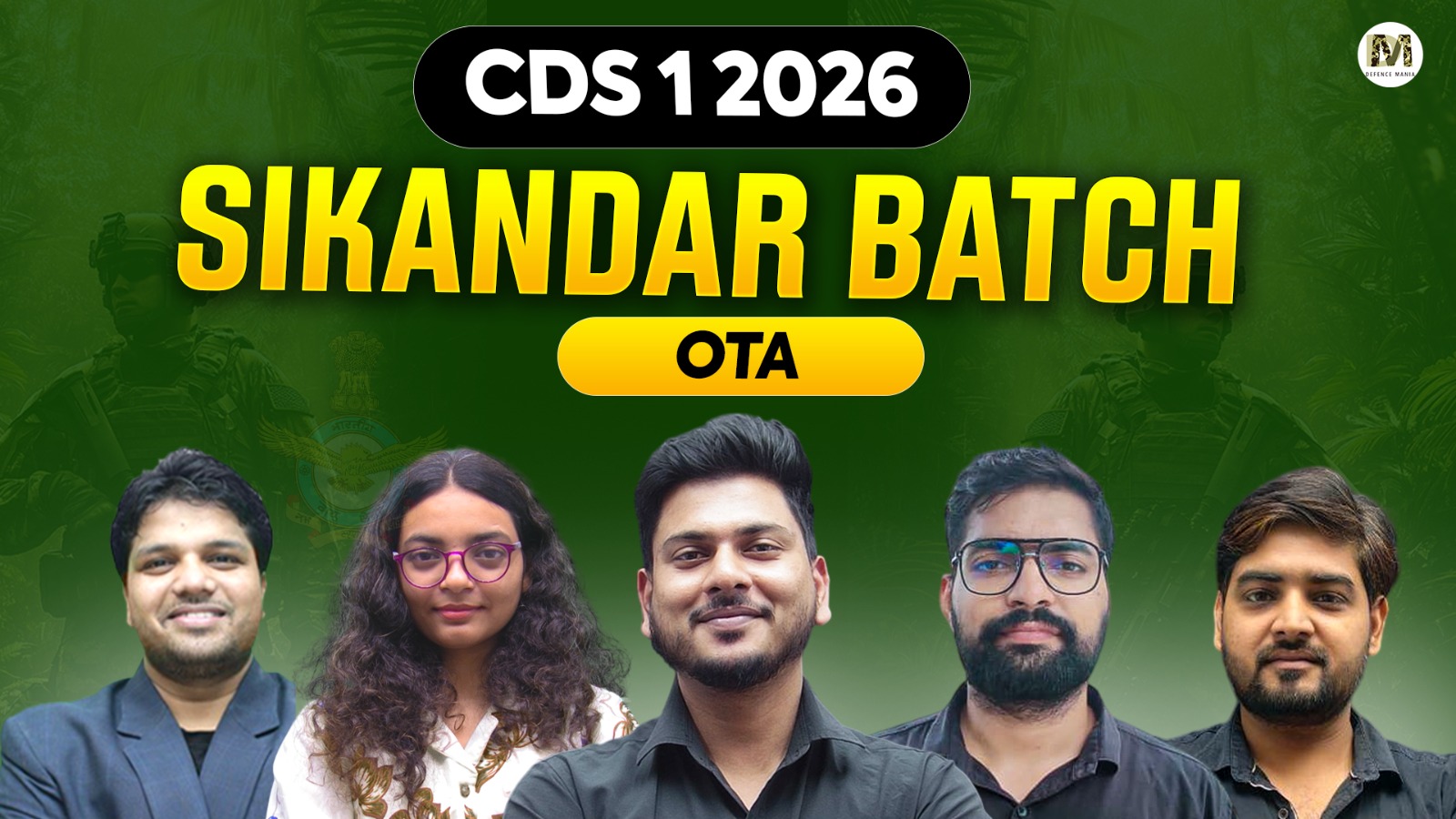 CDS 1 2026 Sikandar Batch for OTA