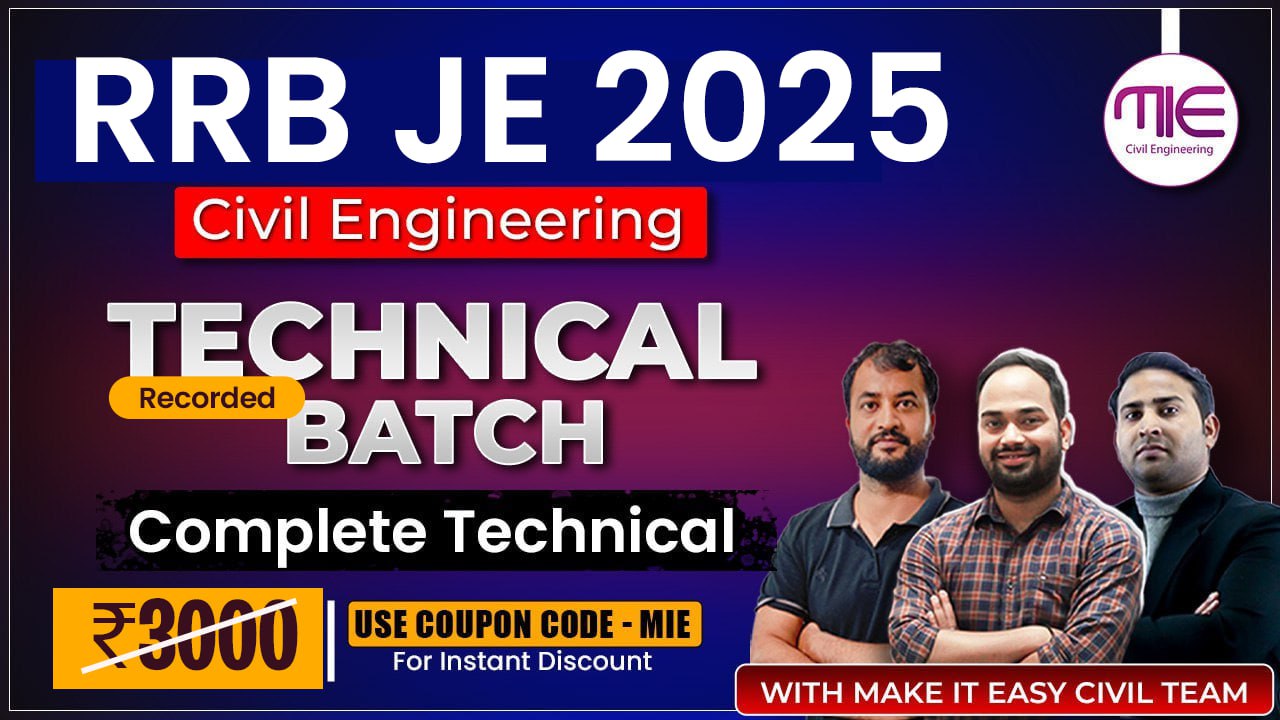 RRB JE Complete Technical Batch(Recorded)