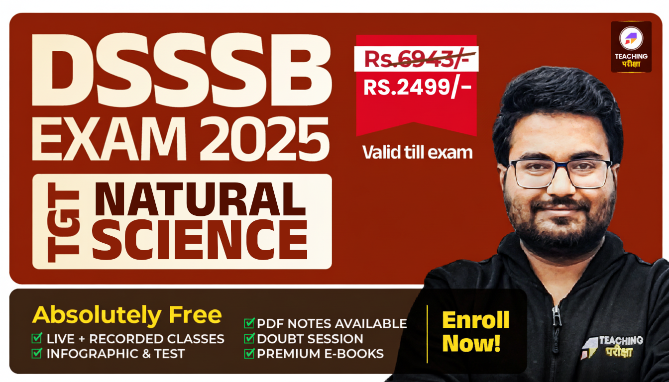 DSSSB TGT Natural Science 2025 - DB25