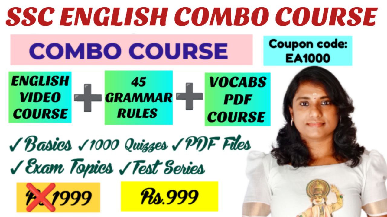 MTS ENGLISH COMBO COURSE (VIDEO + PDF COURSE).