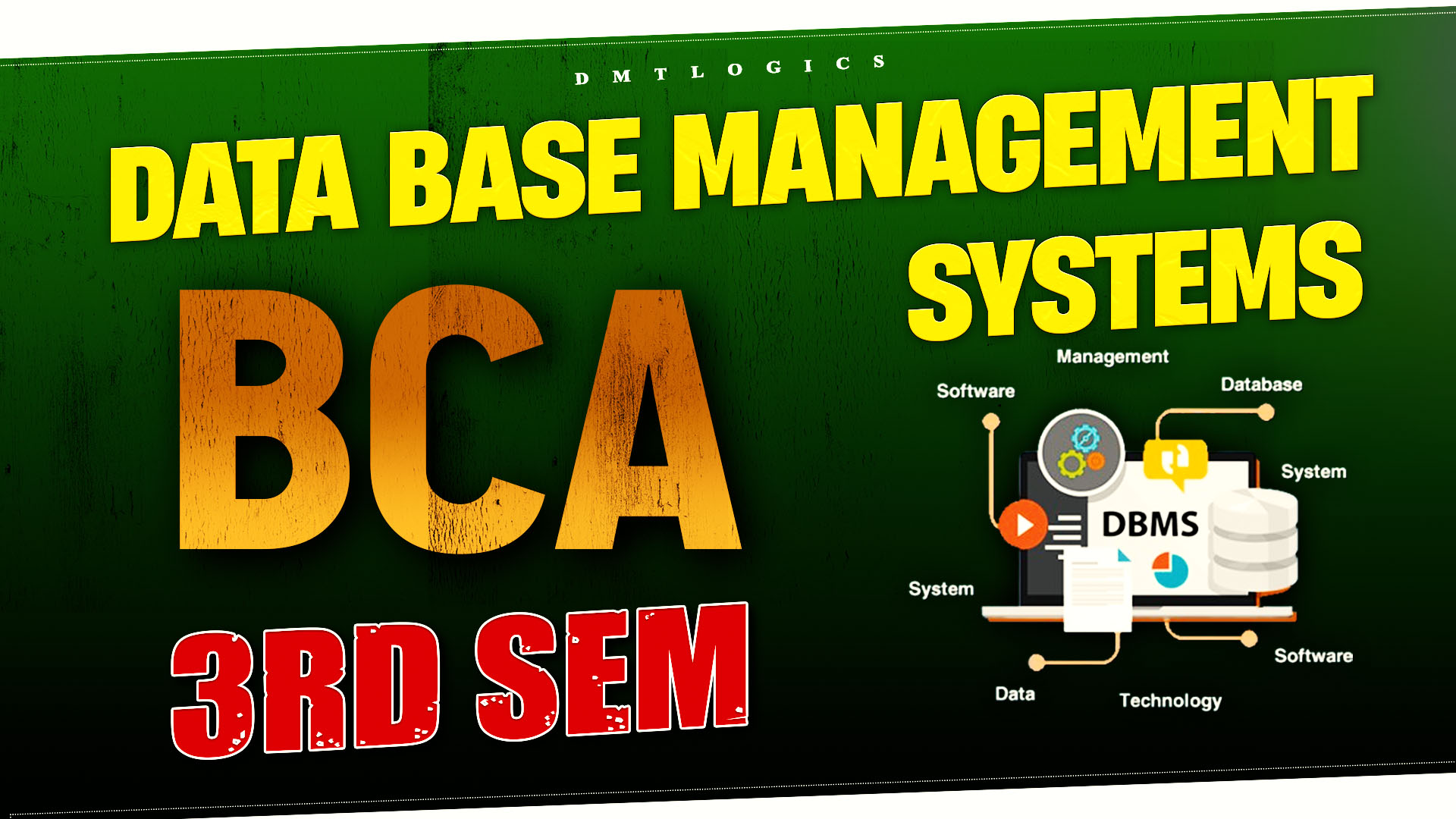 Data Base Management Systems - 3rd Sem BCA 