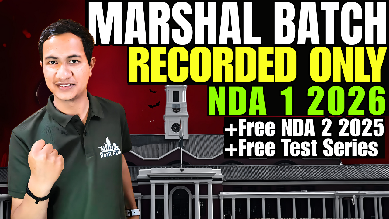 NDA 1 2026 Marshal Batch(Recorded)- MATHS+GAT