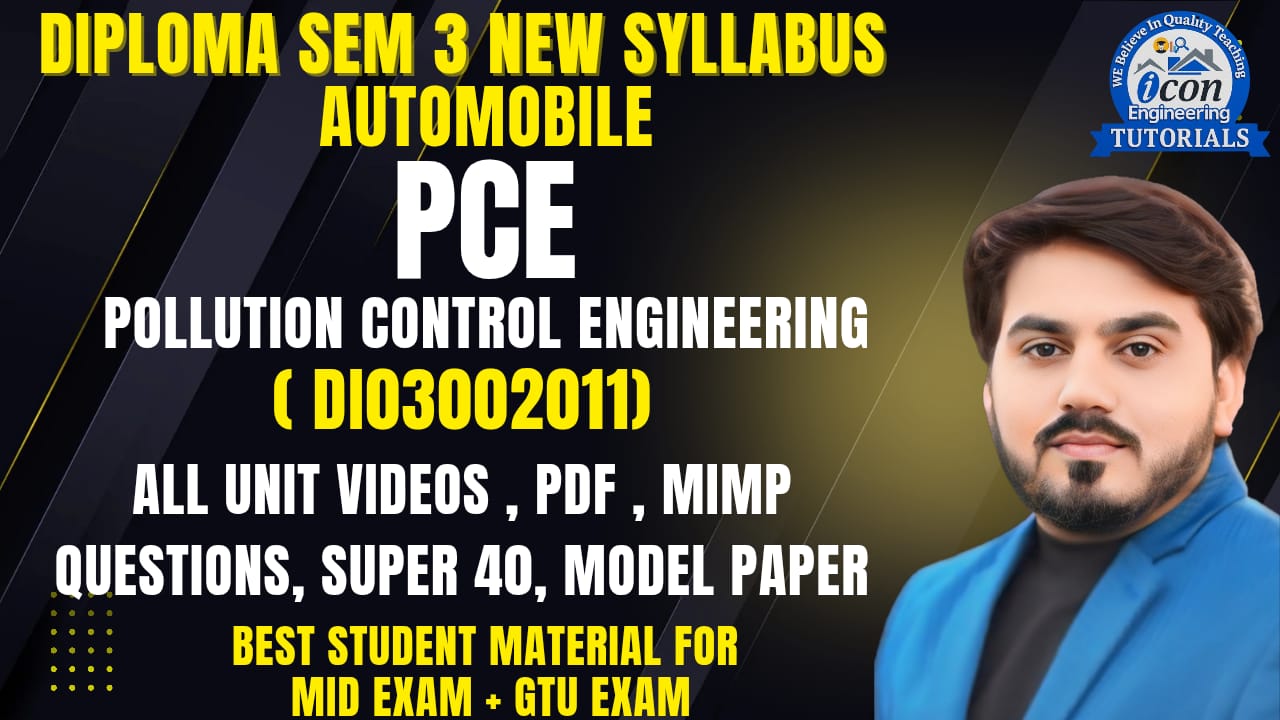 POLLUTION CONTROL ENGINEERING SEM 3 AUTOMOBILE 
