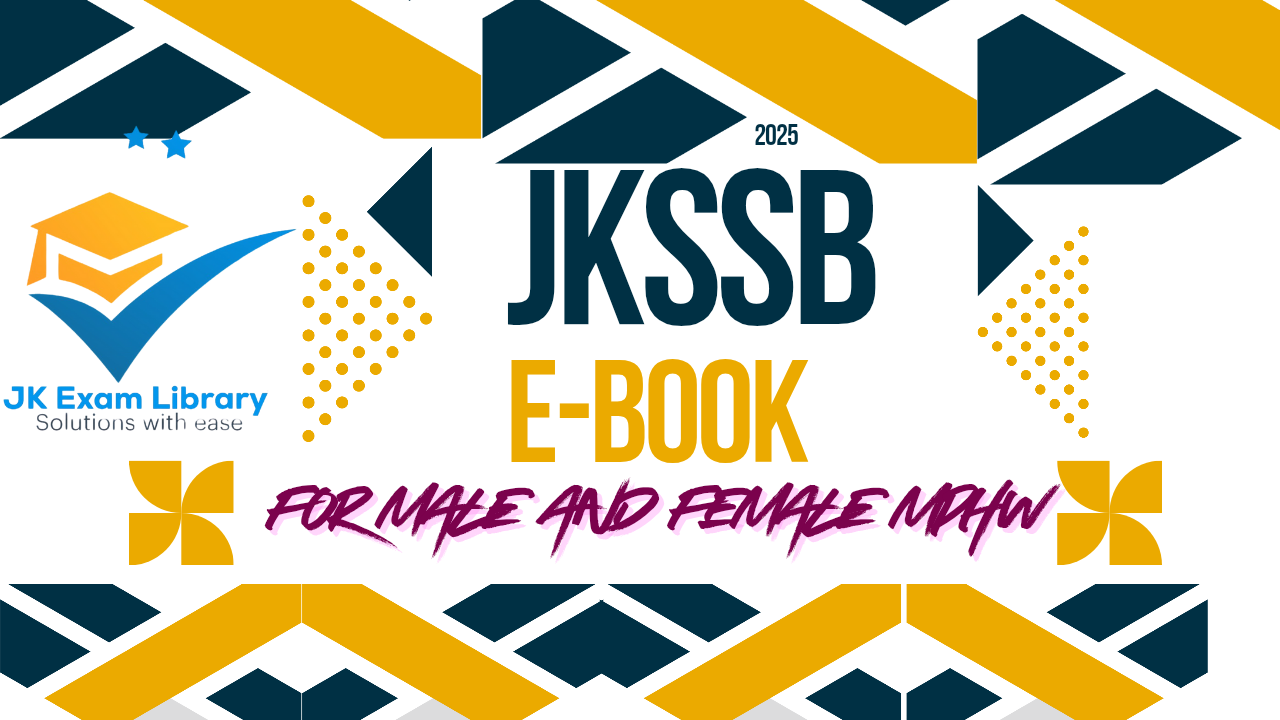 JKSSB MPHW E-Book 2025