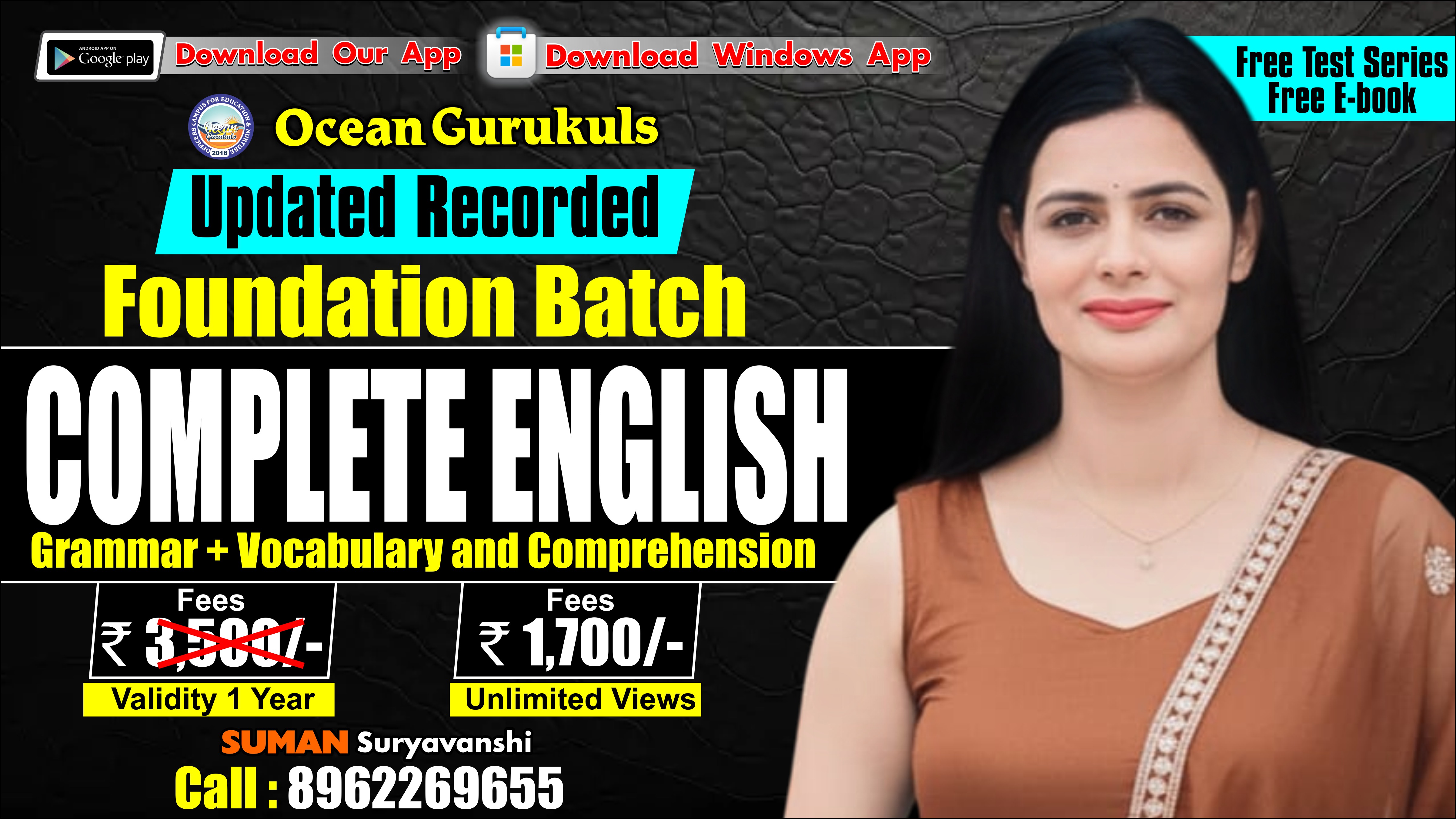 Updated Recorded Complete English Pdfs, Test Series, E book with recorded video solution ( July 2025)