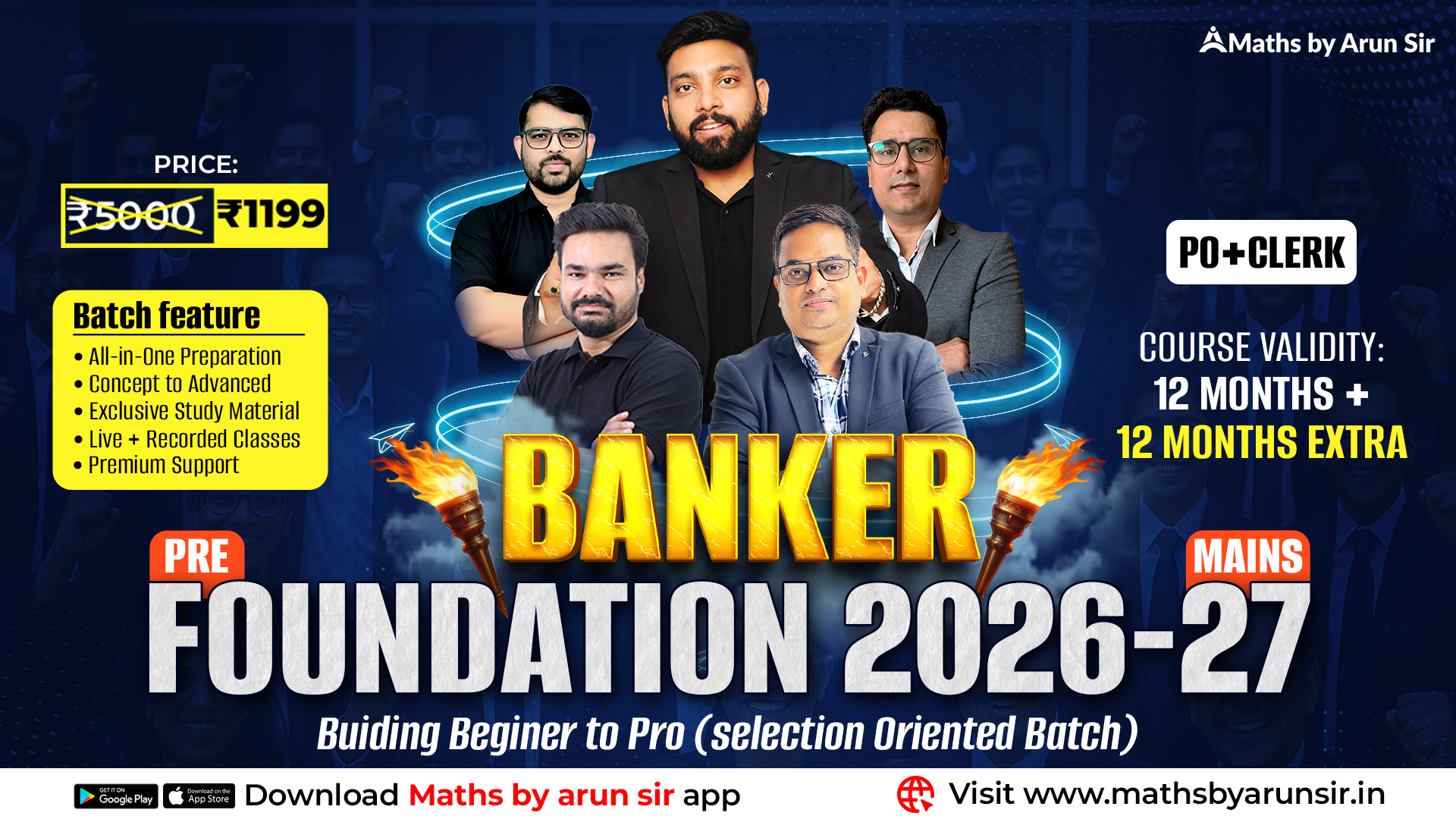Complete Banker Foundations Batch For Beginners to Topper (Pre + Mains) 2026–27 