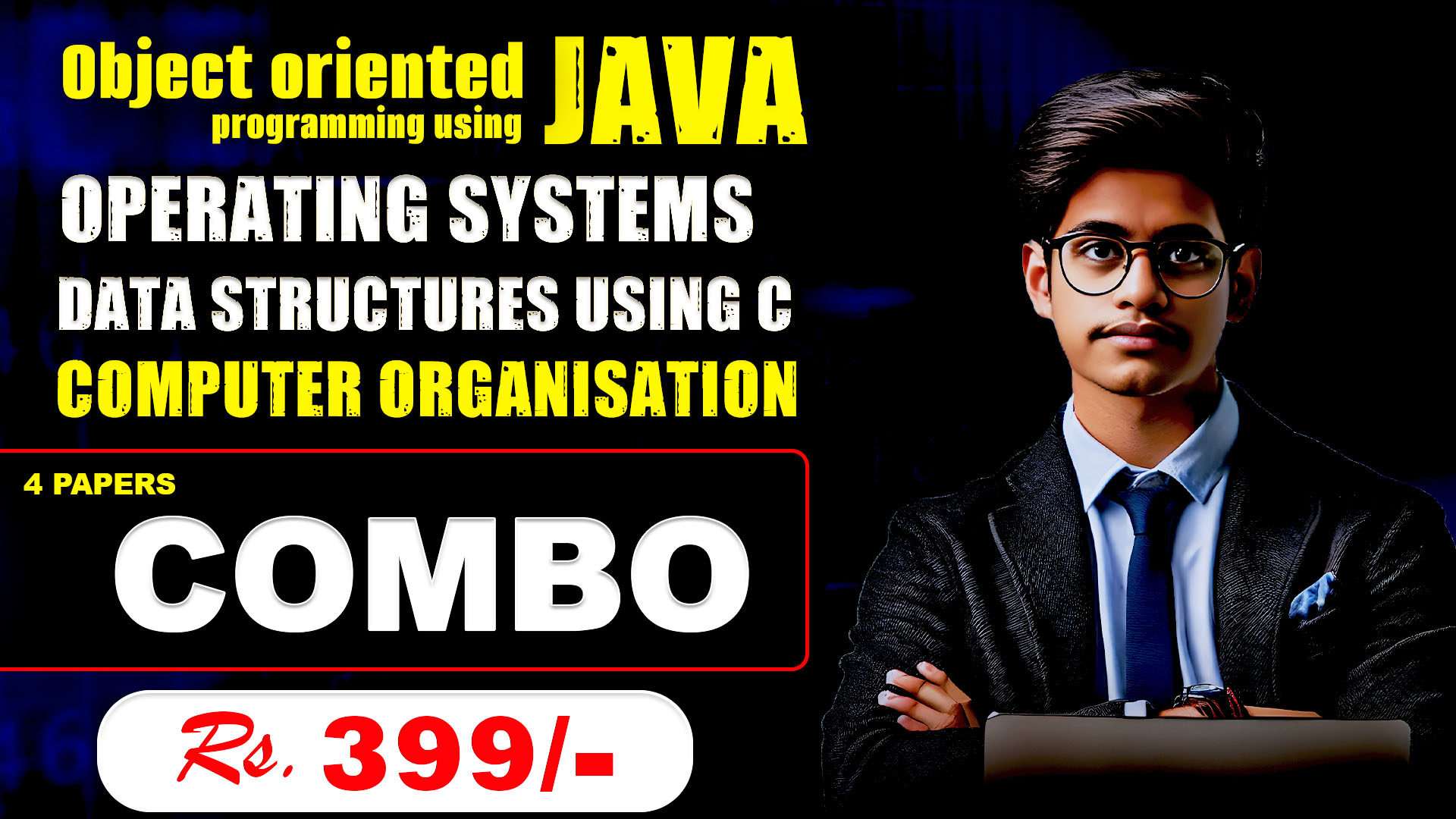 COMBO - 3rd Sem Computer SCience ( 4 Papers) 