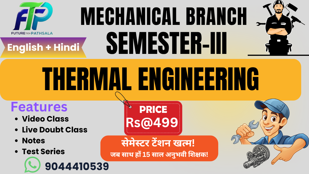 Thermal Engineering -I Semester 3rd