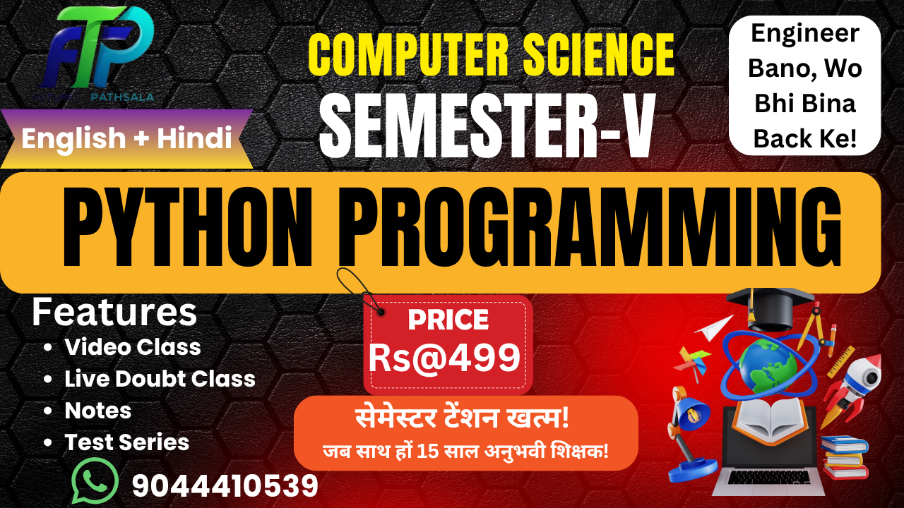 Python Programming Semester 5th