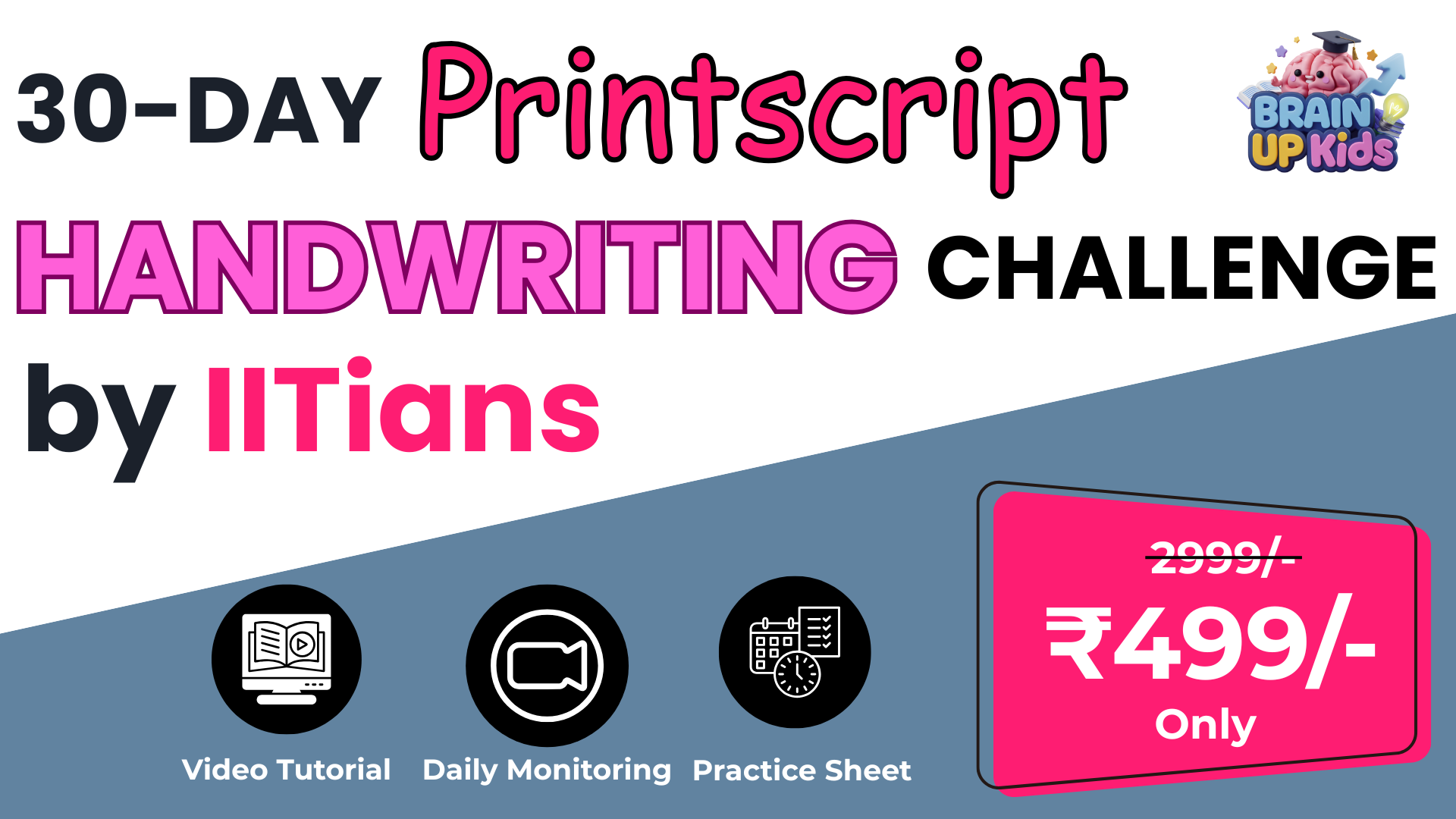 A 30-Day PrintScript Handwriting Challenge