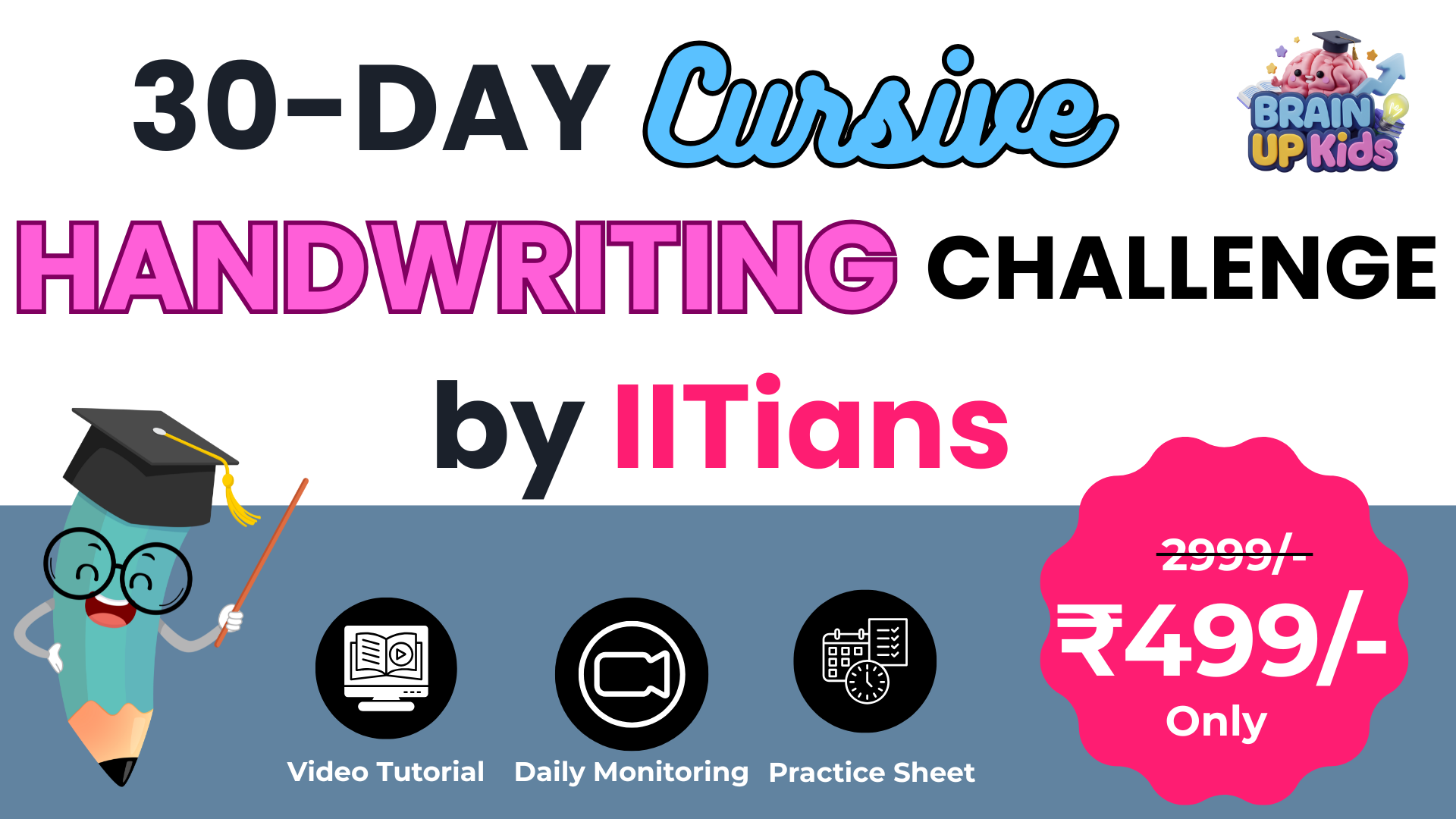 A 30-Day Cursive Handwriting Challenge