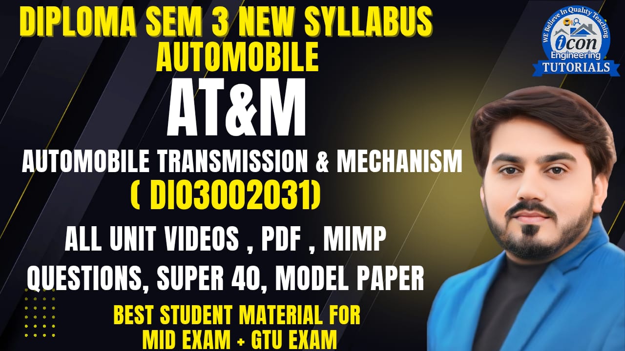 AUTOMOBILE TRANSMISSION & MECHANISM SEM 3 AUTOMOBILE 