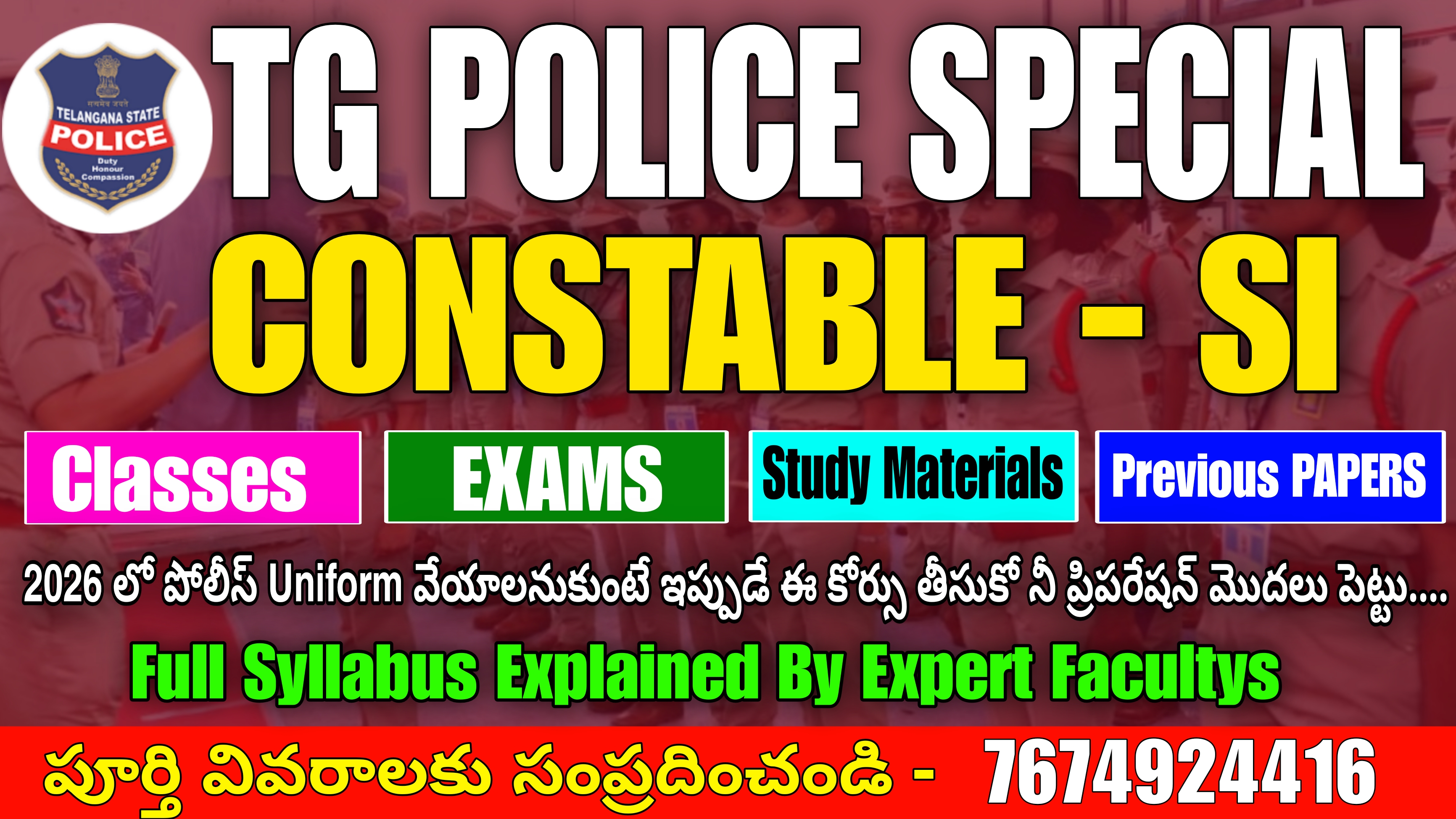TG Police Constable Full Course 