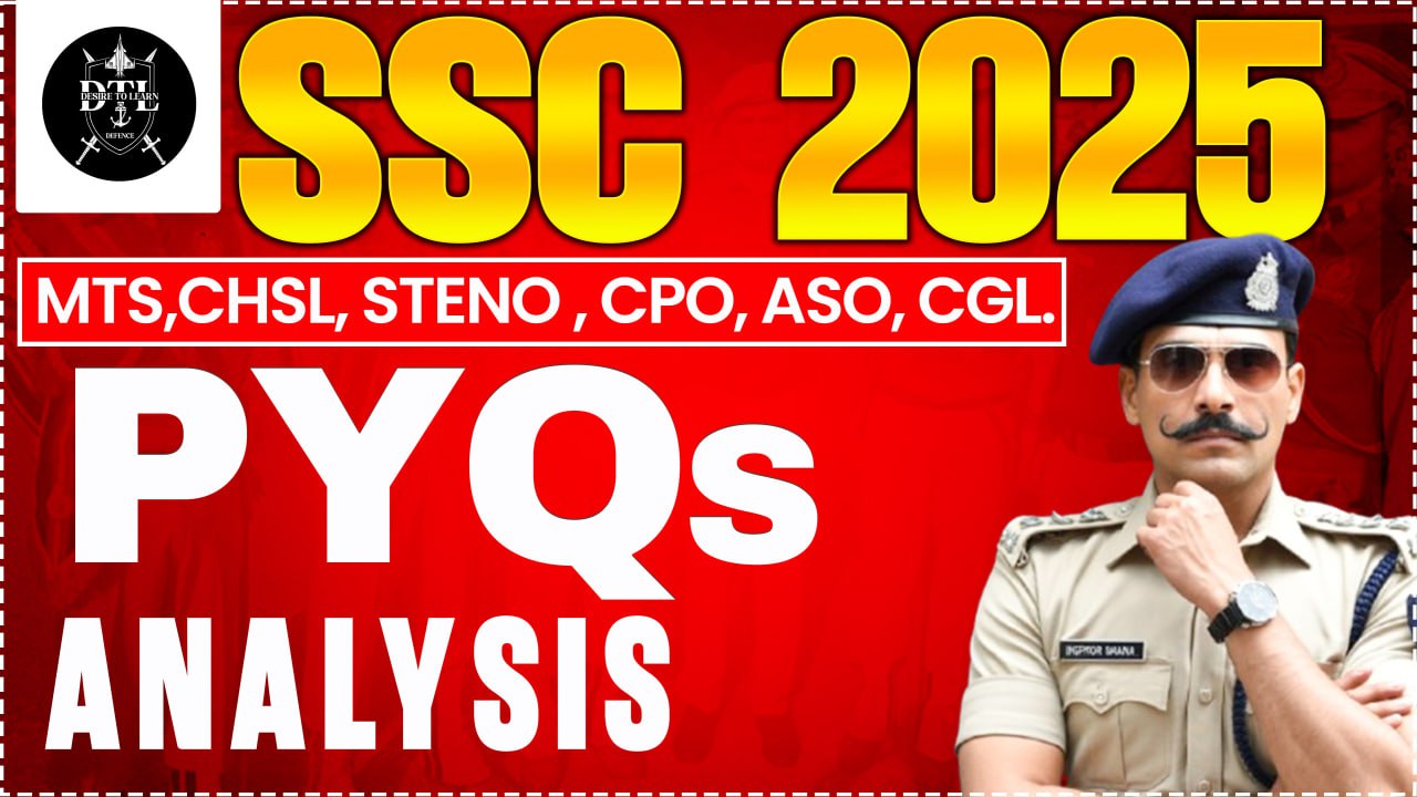 SSC PYQ's ANALYSIS