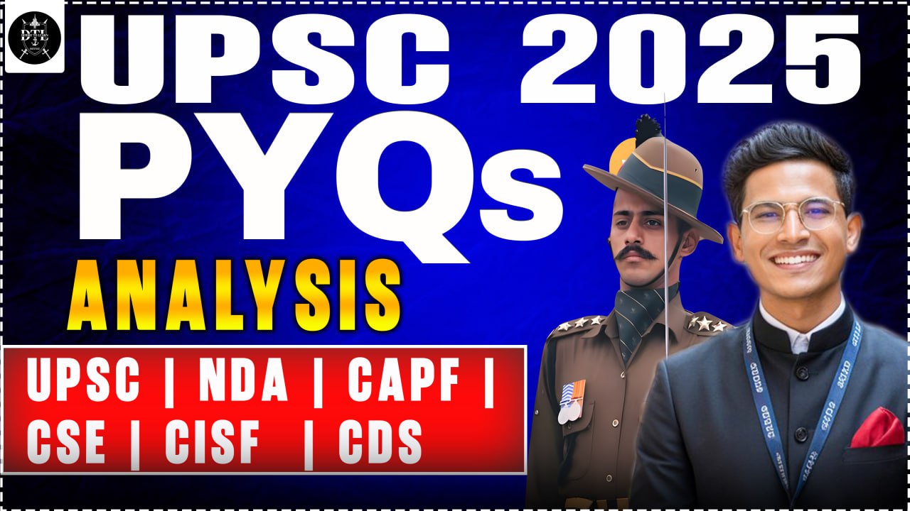 UPSC PYQ's ANALYSIS