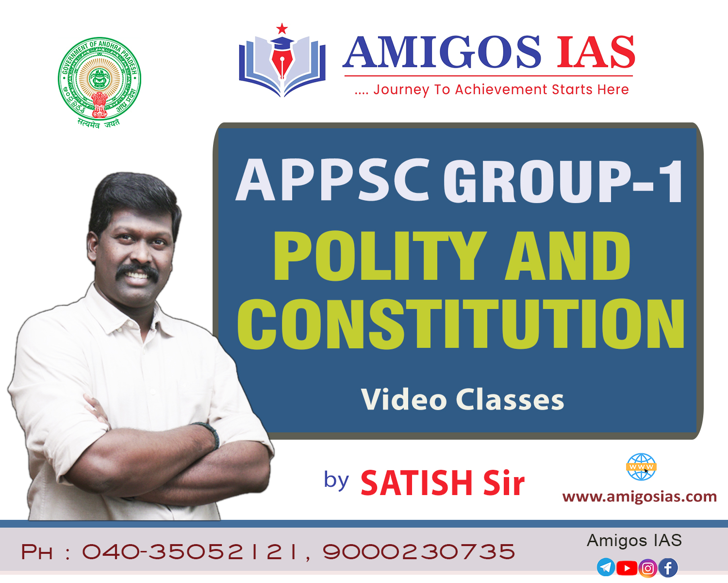 POLITY AND CONSTITUTION (APPSC GROUP-1) BY SATISH SIR