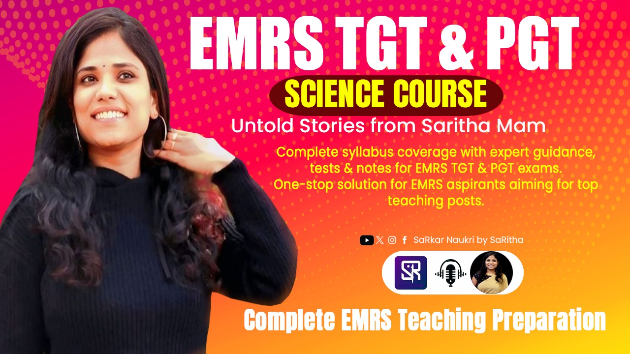 EMRS TGT & PGT (Science Course) 